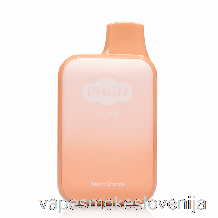 Vape Slovenija Phun Ultra 6000 Za Enkratno Uporabo Breskev Oranžna
